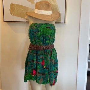 Tropical print skirt / dress